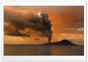 Volcanic Eruption in Papua,...