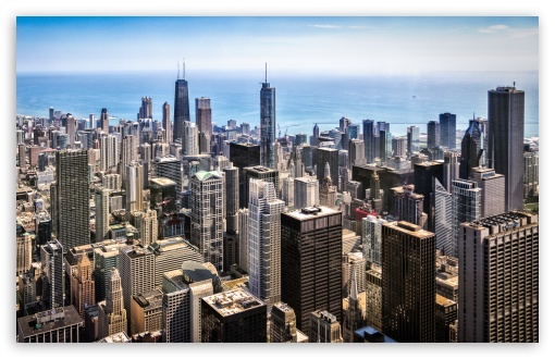 Download Skydeck Chicago City View UltraHD Wallpaper