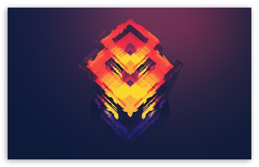 Download Polygons Artwork 4K UltraHD Wallpaper
