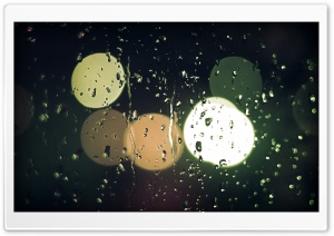 Raindrops On Glass