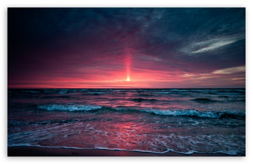 Download Pinkish Sunset UltraHD Wallpaper