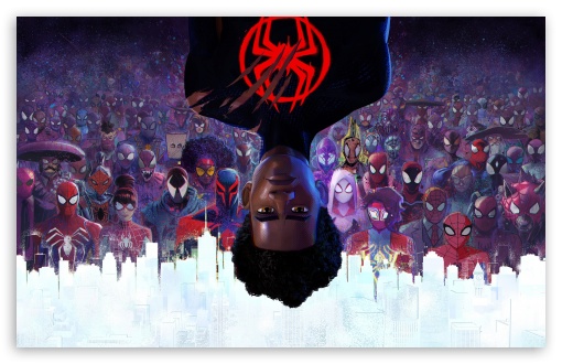 Download Spider-Man Across the Spider-Verse 2023 Movie UltraHD Wallpaper