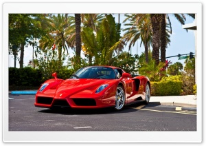 Red Ferrari Enzo Supercar