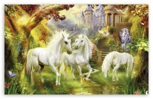 Download Fantasy Unicorns UltraHD Wallpaper