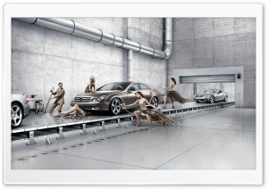 Mercedes Benz Assembly Line