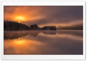 Peaceful autumn reflections,...