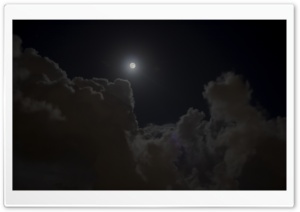 Clouds and The Moon