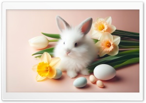 Cute Baby Bunny, Easter