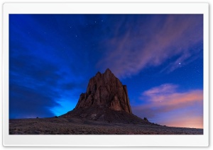 Shiprock rock formation, New...