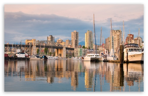 Download Vancouver Harbour UltraHD Wallpaper