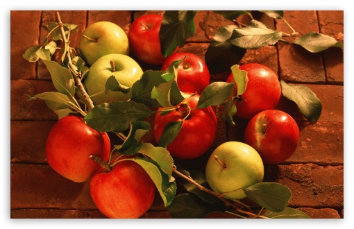 Download Red Apples And Green Apples UltraHD Wallpaper