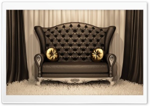 Classic Black Sofa