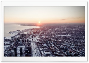 Aerial View Of Toronto City