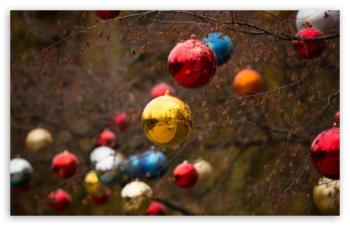 Download Christmas Decorations UltraHD Wallpaper