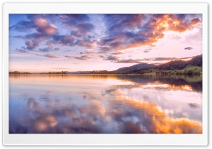 Sunset, Lake of Menteith,...