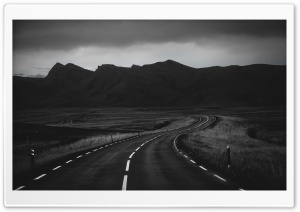 Road In Black And White