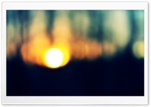 Blurred Sunset