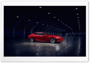 Tesla Model S Electric Car...