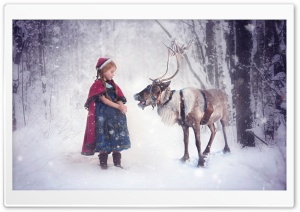 Christmas Elf and Reindeer
