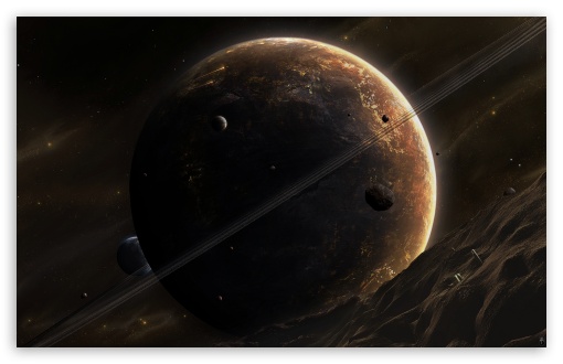 Download Giant Planet UltraHD Wallpaper