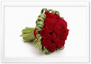 Red Rose Bridal Bouquet