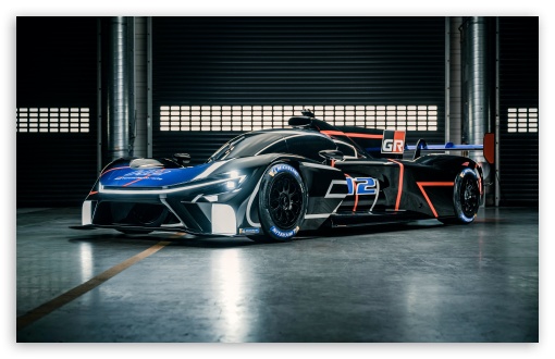 Download Toyota GR H2 Racing Car Powered by a Hydrogen... UltraHD Wallpaper