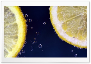 Lemon and Sparkling Water