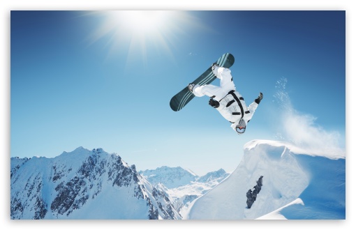 Download Extreme Snowboarding UltraHD Wallpaper