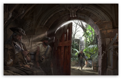 Download Assassins Creed IV Black Flag Pirates UltraHD Wallpaper