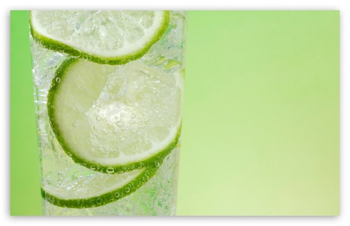Download Fresh Lemonade with Lime UltraHD Wallpaper