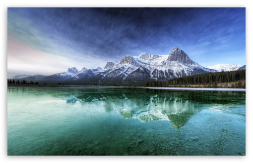 Download Mountain Lake Scenery UltraHD Wallpaper