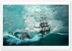 Sailing Ship Storm