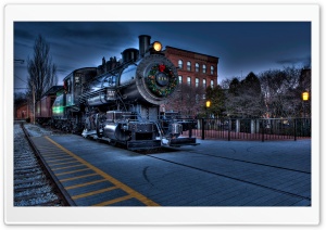Christmas City locomotive...