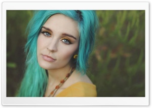 Girl With Blue Hair