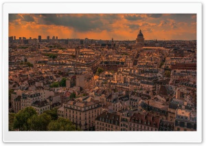 Paris Panorama Sunset