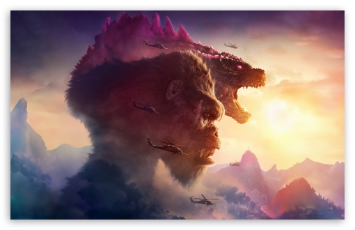 Download Godzilla x Kong The New Empire 2024 Movie,... UltraHD Wallpaper