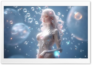 Mermaid, Underwater, Fantasy Art