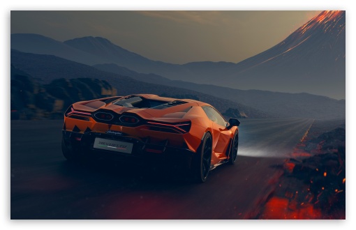 Download Lamborghini Revuelto Hybrid Sports Car UltraHD Wallpaper