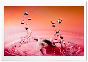 Pink Water Splash