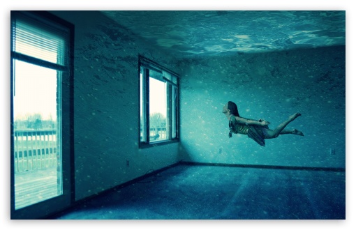 Download Underwater Room UltraHD Wallpaper