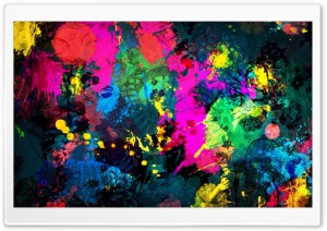 Colorful Paint Splatter