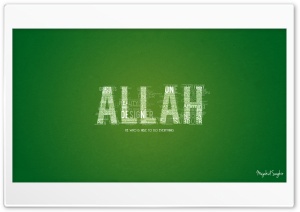 Allah Typographic
