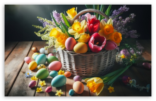 Download Beautiful Easter Basket Ideas 2024 UltraHD Wallpaper