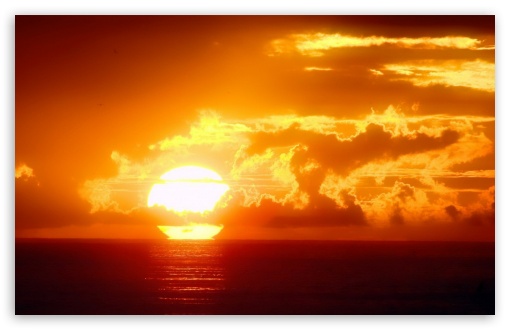 Download Marvelous Sunset Beach UltraHD Wallpaper