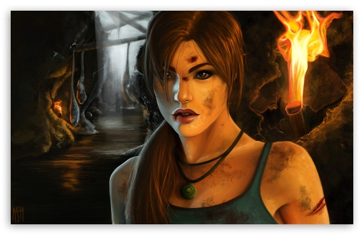 Download Tomb Raider 2012 Concept Art by Ashley Quenan UltraHD Wallpaper