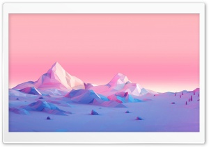 Lowpoly, Mountains, Landscape