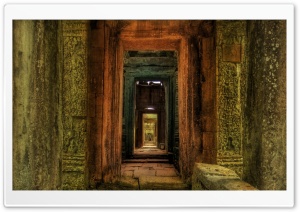 Passageway Inside Temple,...