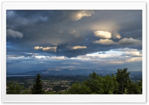 Stormy Clouds over Gex, France
