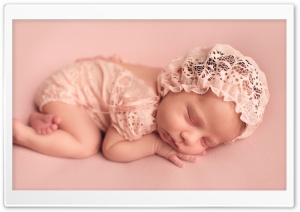 Cute Newborn Baby Girl