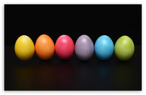 Download Colorful Easter Eggs UltraHD Wallpaper